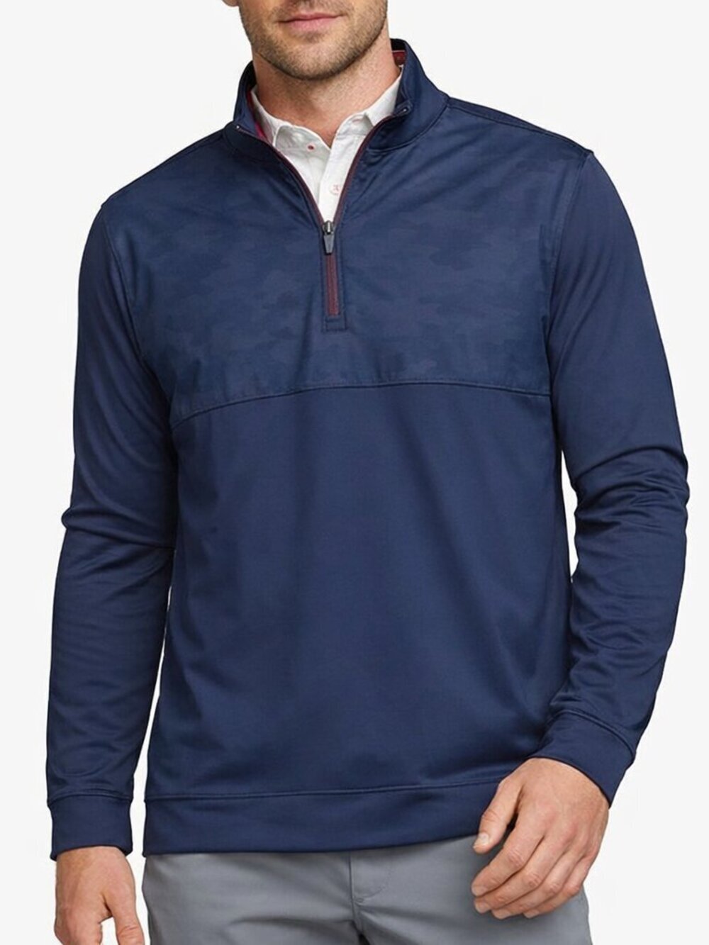 Puma Blue Jacket Quarter Zip Pullover Golf Small